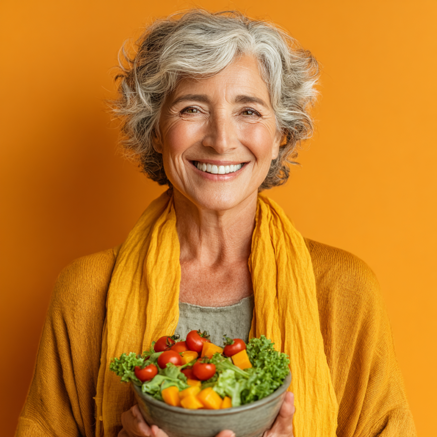 Літні люди готують здорову їжу разом